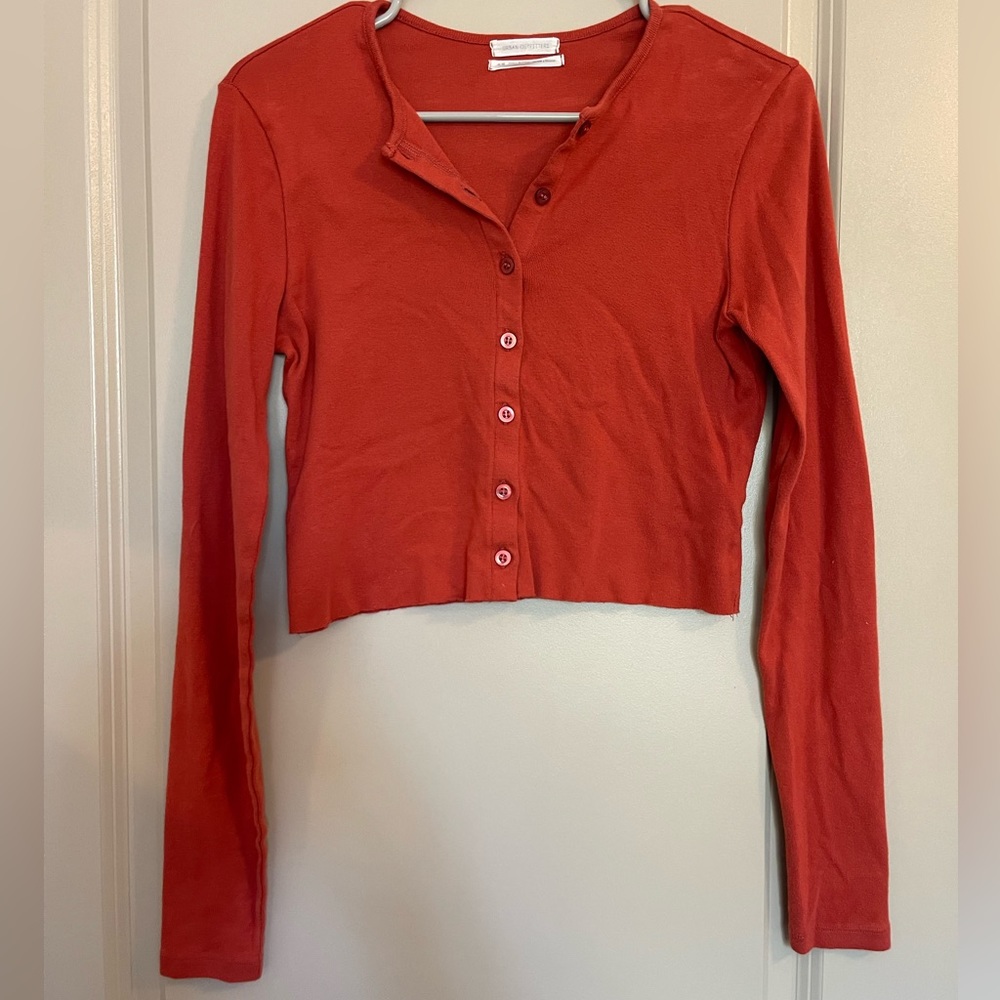 Urban Outfitters medium red cropped sweater